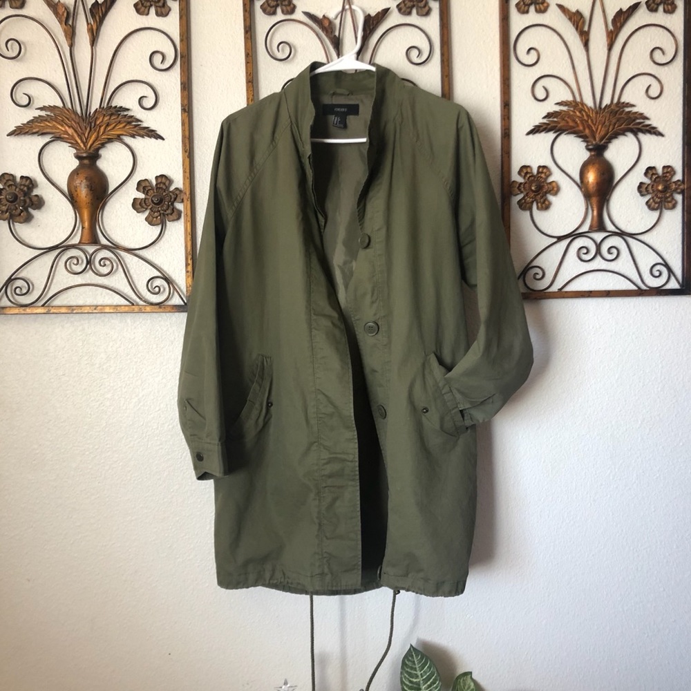 FOREVER 21 Fully Lined long jacket size S -EUC